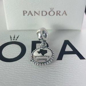 Pandora Wimberley Texas Map Exclusive Dangle Charm Pendant
